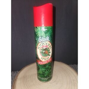 Glade Vintage Potpourri Spray 1997 Christmas Holiday Pine 9 oz~NEW/USED~SEE PICS